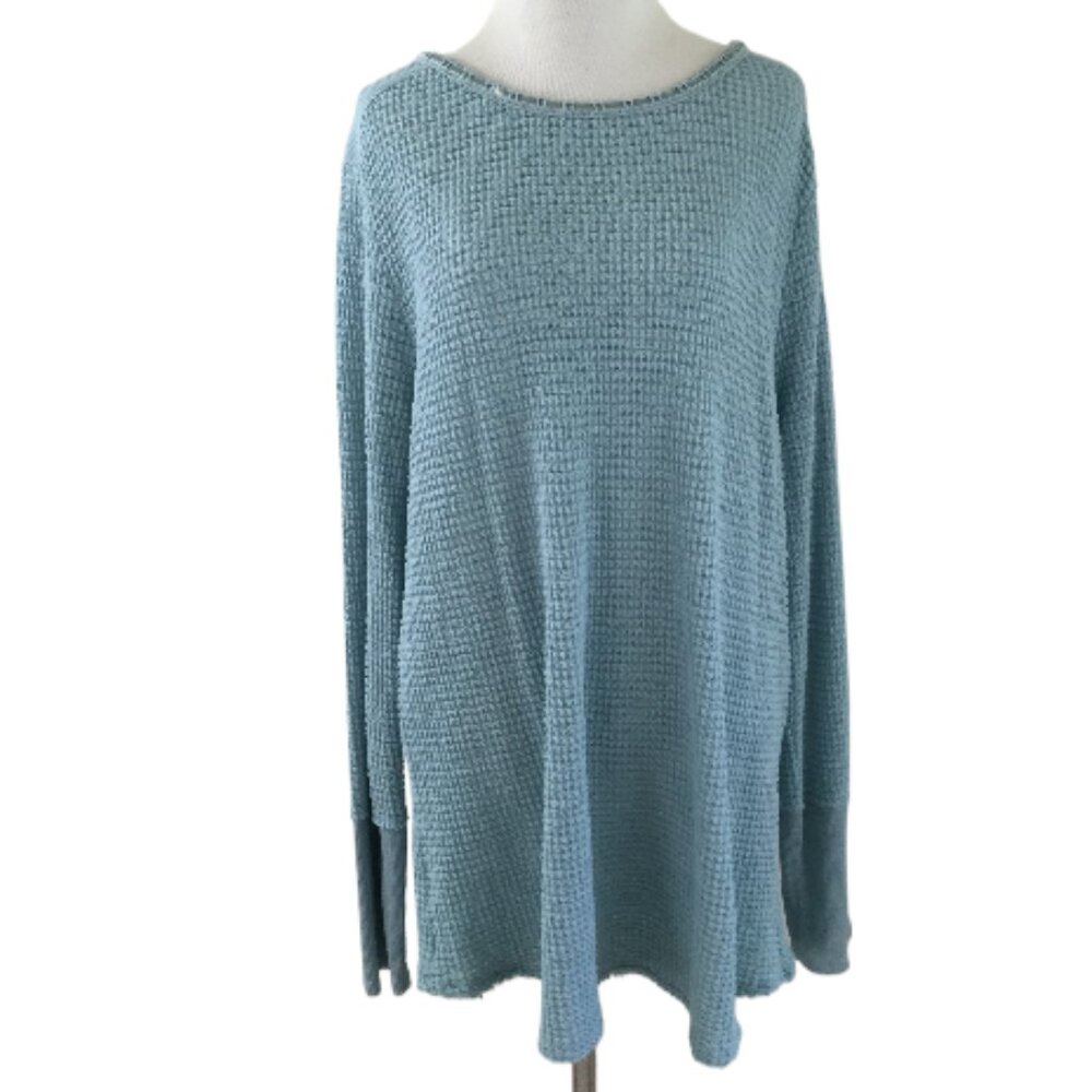 Sundance Waffle Print Top xxl/2x